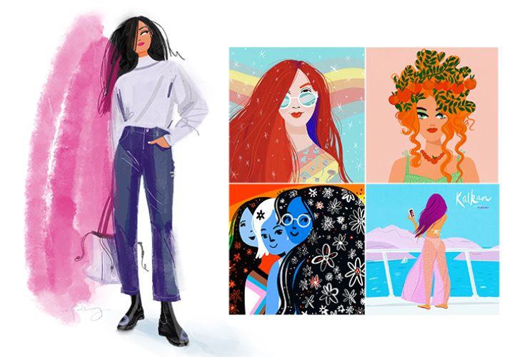 Fashion and Character Illustrations